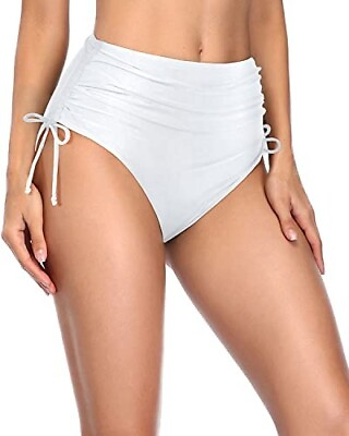 #ad Holipick Women High Waisted Bikini Bottoms Full Coverage Tummy Control L NWT $21.92