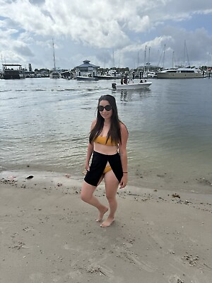 #ad COTTON ON BODY Women’s small yellow bikini set $29.99