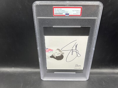 #ad Selena Gomez Signed Autograph Rare CD Album Cover Booklet PSA DNA Encapsulated $119.99