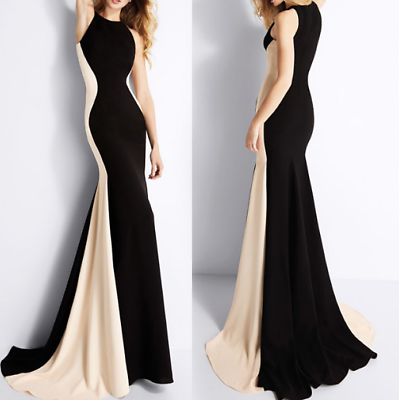 #ad Sexy Women Sleeveless Bodycon Evening Cocktail Dress Party Long Ball Gown Formal $38.67