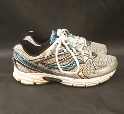 Saucony Cohesion 6 Womens Wide Running Sneakers Blue Gray Size 10 Wide #15166 $22.50