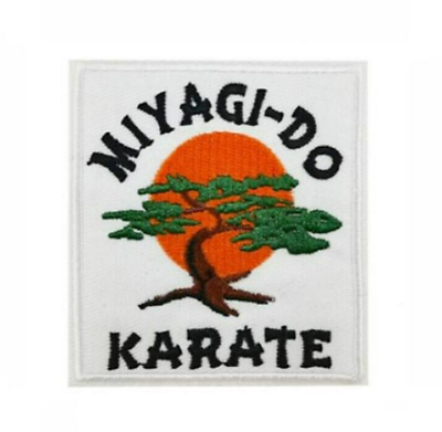 Miyagi DO The Karate Kid Bonsai Patch 3.5quot; Iron On DIY Kimono GI Gift Badges $6.99