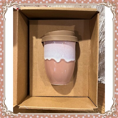 #ad #ad Nude Pink Ceramic Coffee Mug DIY Sleeve Accessories Charms Tea Cup Silicone Lid $12.98