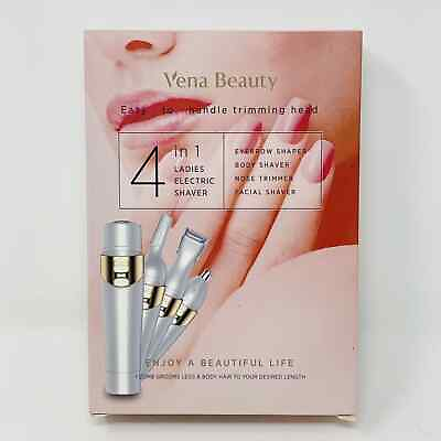 #ad Vena Beauty Facial Hair Remover 4 in 1 Professional Ladies Electric Shaver $8.38