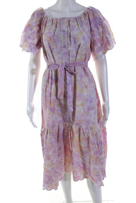 #ad SUNDRESS Womens Sandra Dress EYELET TIE AND DYE Size One Size $59.29
