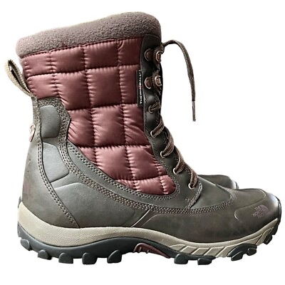 #ad North Face Thermoball Utility Winter Boots Waterproof Insulated Lugs Snow Men 10 $109.00