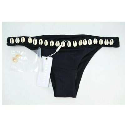 #ad #ad Seafolly NWT Ibiza Escape Brazilian Bikini Bottoms Womens • Size 6 • NEW $6.99