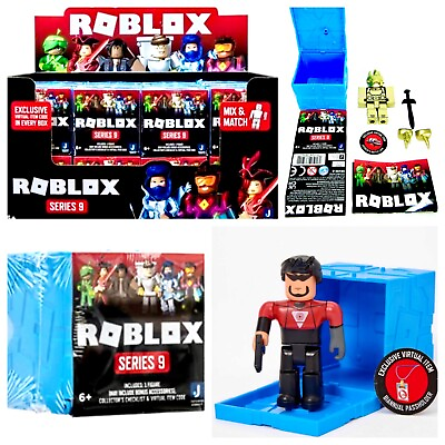 #ad Roblox Blind Box Mini Figure Series 9 Action Collectible Toy Sealed Virtual Code $11.88