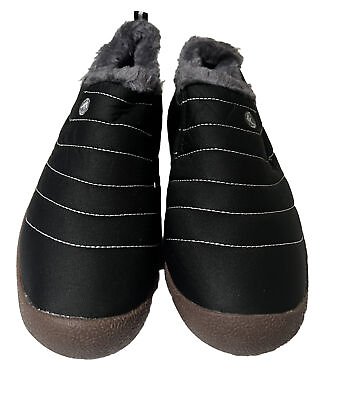 #ad Women#x27;s Waterproof Winter Lining Cozy slip on Ankle Boot Black Size US 7.5 CN 39 $39.99