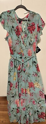 #ad Kate and Lily Maxi Dress Floral Women’s 20 W Gorgeous Boho Party Wedding $34.99