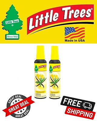 #ad #ad Little Trees Vanillaroma Scent Spray Car Air Fresheners Non Aerosol 3.5oz Qty 2 $10.49