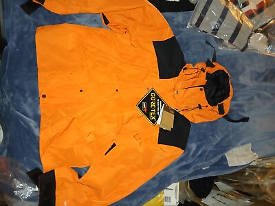 #ad #ad The North Face Gore Tex 1990 Men#x27;s Mountain Jacket Orange Black Size L $200.00