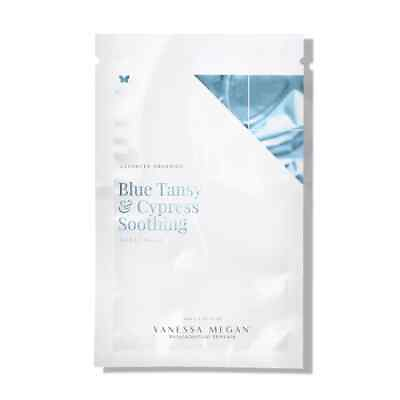VANESSA MEGAN Blue Tansy amp; Cypress Soothing sheet Mask 3pack Organic Australia AU $39.00