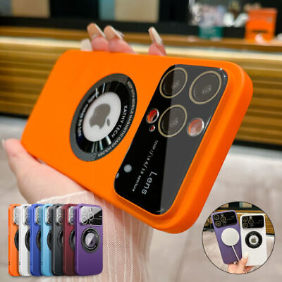 For iPhone 14 Pro Max 14 13 Pro 12 Mag Safe Magnetic Lens Shockproof Case Cover $9.67