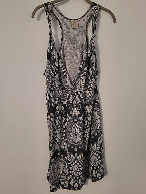 #ad Balance Collection by Marika Swimsuit Cover Up Gray Floral Women#x27;s Size XL $9.97