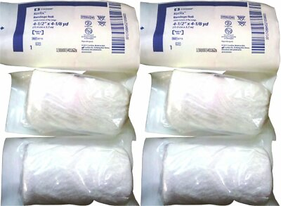 Kerlix Fluff Bandage Roll Gauze 6 Ply 4.5#x27;#x27; X 4.1 Yard Roll Sterile Pack of 6 $12.85