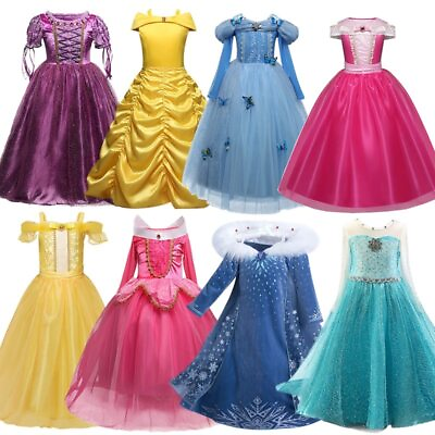 #ad Children Costume 4 8 10 Years Clothes Party Dress Princess Dresses For Girls Up $21.45