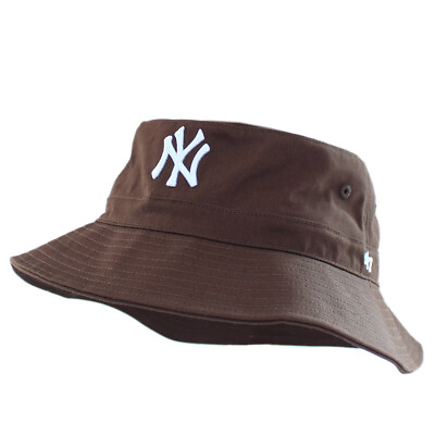 New York Yankees NY 47 Brand Bucket Hat Men Cap One Size OSFA Fishing Sun Casual $26.99