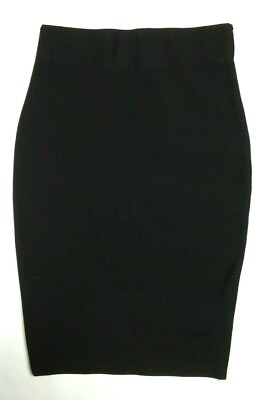 #ad #ad Shinestar Juniors#x27; Solid Pencil Skirt Black Small Stretch $11.99