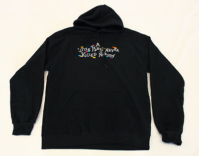 A**holes Live Forever Unisex Adult#x27;s A Little Party Hoodie CF6 Black Medium $22.49