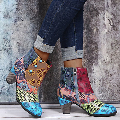 #ad Women#x27;s Ankle Boots Fashionable High Heel Boots $46.92