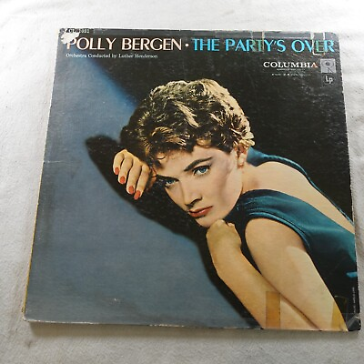 #ad Polly Bergen The Party#x27;s Over Record Album Vinyl LP $5.77