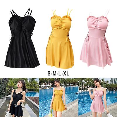 #ad Trendy Summer Ladies Swimsuits Stretchy Swim Skirt Travel Bathing Suit. $17.26