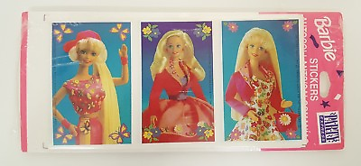 Barbie Vintage 90s Profile Stickers Hallmark 1995 New Spring Mattel Collection $9.99