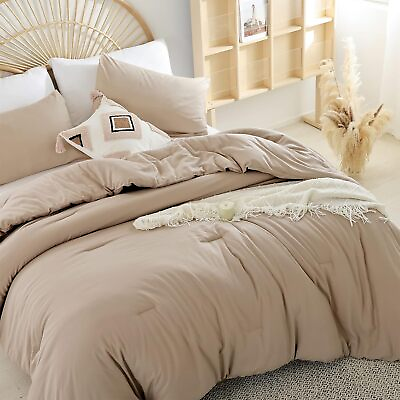 #ad Queen Comforter Set Ultra Soft Microfiber Bed Comforter Set Boho and Luxury 3PC $109.92