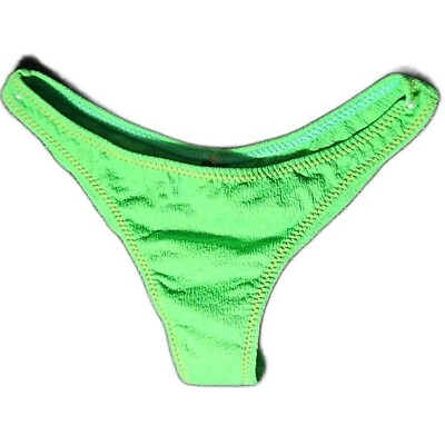 #ad NWOT Vix Paula Hermanny Green Bikini Bottoms Only Swimsuit Bathing Suit XS $24.99