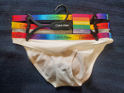 Calvin Klein Bikini panties rainbow underwear 3 pack *All Sizes* Retails for $33 $25.42