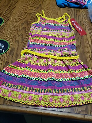 #ad American Girl LEA Clark tropical DRESS Sundress for GIRLS size 6 New with tags $45.00