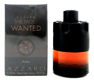 #ad Azzaro The Most Wanted 3.3 oz. 100 ml. PARFUM Spray for Men. New in Sealed Box $96.31