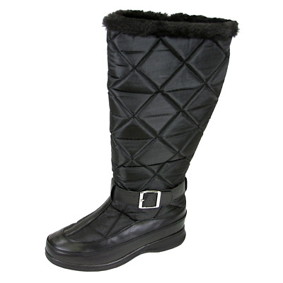 #ad 👢 PEERAGE Tammy Women#x27;s Wide Width Leather Nylon Inner Fleece Boots 👢 $95.96