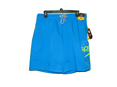 #ad Speedo Blue Swimsuit Large Men New $15.30