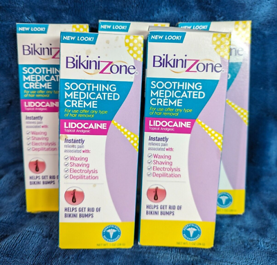 #ad Bikini Zone Soothing Medicated Creme Pain Relief After Shave Rids Bumps $6.00