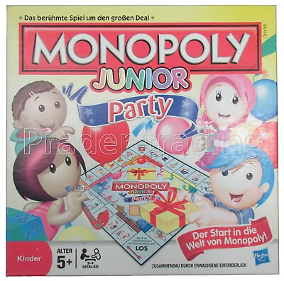 #ad Monopoly Junior Party von Hasbro Vollständig in guten Zustand inkl. Rechnung EUR 28.85