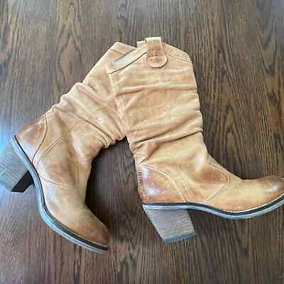 #ad VINTAGE Aldo Y2K Chunk Heel Boho Boots sz. 35 5 US $40.00