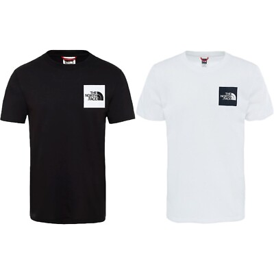 #ad The North Face Men#x27;s T Shirt Fine Box Logo Short Sleeve Casual Crewneck Shirt $20.88