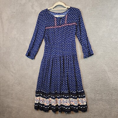 Boho Girls Blue Dress Old Navy XL Youth Country Cottagecore Grandma Grandmacore $15.99