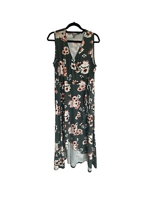 #ad Comfy And Lightweight Sleeveless Floral Sundress 2X $28.10