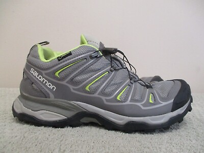Salomon Shoes Womens 8 Gray X Ultra GTX Goretex Waterproof Trail Hiker Sneakers $49.77