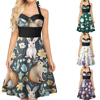 #ad Long Party Dresses For Women Sleevess Lightweight Stretch Midi Party Dress $18.83
