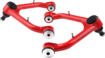 2 4quot; Front Upper Control Arms in Red For 1999 2006 Silverado 1500 Sierra 1500 $128.24