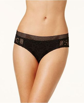 #ad Becca L6648 Lace American Black Bikini Bottoms Women#x27;s Size M $34.56