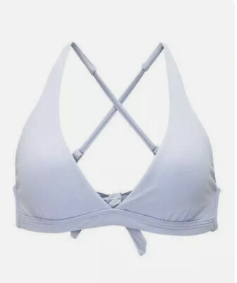 #ad NWT Onia Womens Sz S Keira Bikini Top Iris Blue $23.99