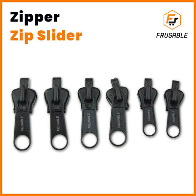Fix Zipper Zip Slider Repair Instant Kit Removable Rescue Replacement Pack of 6P $3.57