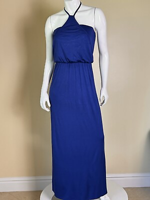 #ad TRINA TURK Goldie Maxi Dress in Royal Blue Sz S 64 $79.00