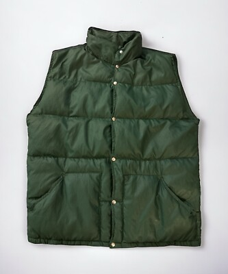 #ad VTG The North Face Down Filled Puffer Vest Sz Large USA Made VTG $77.18