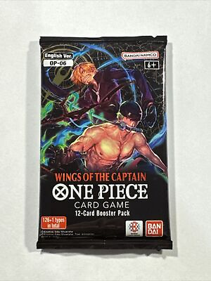 #ad One Piece OP 06 Wings Of The Captain Booster Pack ENGLISH New Factory Sealed $7.97